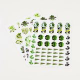 ConQuest HP Slytherin House Sticker Set, 3 sheets