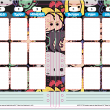 ConQuest Harry Potter Charms Weekly Planner spread