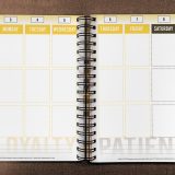 ConQuest Harry Potter Hufflepuff 2020 inside weekly spread