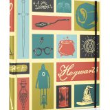 ConQuest Harry Potter Icons Binder front cover with black closure strap