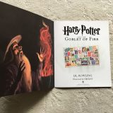 Interior from illustrated “Goblet of Fire” preview booklet
