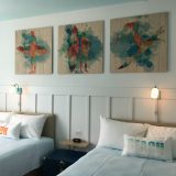 A standard room at Surfside Inn & Suites contains two queen beds and starts at just $73/night.