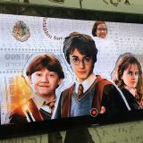 Wow! Stuff invisibility cloak – view of staff member trying on the product as seen through app – only her head is visible