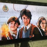 Wow! Stuff invisibility cloak – view of staff member trying on the product as seen through app – she is completely invisible