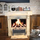 Enchantment Chamber fireplace in living room