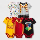 “Harry Potter” 5-pack baby bodysuits