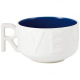 Harry Potter Ravenclaw Soup Mug, “R”-shaped handle view