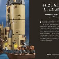 Scenes like the “First Glimpse of Hogwarts” will also include the corresponding LEGO set number.