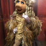 Miss Piggy display at the Worlds of Puppetry Museum