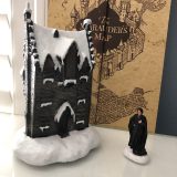 The Bradford Exchange’s “PROFESSOR SEVERUS SNAPE™” and “THE SHRIEKING SHACK™” on a shelf with the Marauder’s Map