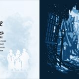 “Harry Potter: Magical Places: A Paper Scene Book” Hogsmeade Village spread