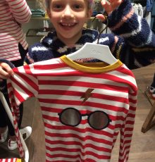 A simple glasses and scar design is featured on these pajamas, which cost £26 and are available in sizes 3 to 14 years.