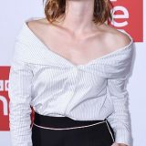 Holliday Grainger poses for the camera during a photo call for “The Capture”.