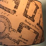 Harry Potter Hogwarts Lamp: When the main light is turned on, the Marauder’s Map design on the fabric lampshade is revealed