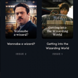 Two issues of “Wizarding Weekly” are already out
