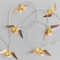 These Golden Snitch string lights will add a warm glow to festive decor.