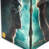 The exterior of the “Harry Potter” coin Advent calendar features Harry Potter facing off against Lord Voldemort.