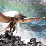 This Hungarian Horntail looks ready to defend its golden egg in this new figure from McFarlane Toys’ creature line.