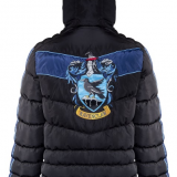 The Ravenclaw crest is seen emblazoned on the back of this padded jacket from Merchoid.