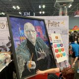 Check out Cummings’ next “Potter”-themed portrait: Voldemort is a work in progress.
