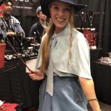We spotted this fan cosplaying as Fleur Delacour at New York Comic Con.