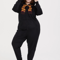 Become the Boy Who Lived with this comfy fleece onesie from Torrid’s new “Harry Potter” collection.
