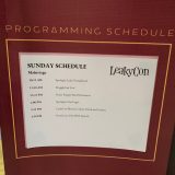 LeakyCon mainstage Sunday schedule