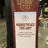 LeakyCon Boston Marketplace sign