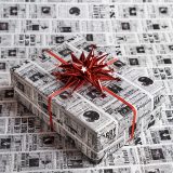 Keep up with the latest magical headlines this Christmas with the Daily Prophet gift wrap.