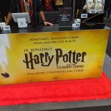 You can purchase merch as well as tickets for the Broadway production of the play at the “Cursed Child” booth.