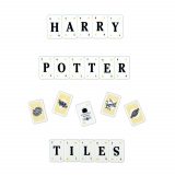 Harry Potter Lexicon GO! tiles spelling “HARRY POTTER TILES”