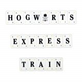 Harry Potter Lexicon GO! tiles spelling “HOGWARTS EXPRESS TRAIN”