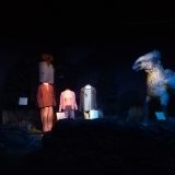 Buckbeak appears in the Forbidden Forest at “Harry Potter: The Exhibition” in Lisbon.