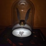Eight3Five Snitch bell jar light, illuminated in dark with flash