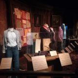 Check out some of the costumes on display in the Gryffindor common room at “Harry Potter: The Exhibition” in Lisbon.
