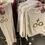 This pajama set is adorable with the minimalist glasses graphic.