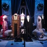 Yule Ball costumes are on display at “Harry Potter: The Exhibition” in Lisbon.