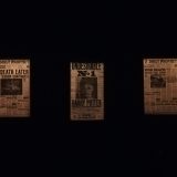 Pages from the “Daily Prophet” are on display at “Harry Potter: The Exhibition” in Lisbon.