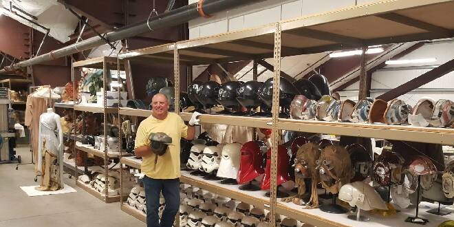 Eric Baker by his prop creations