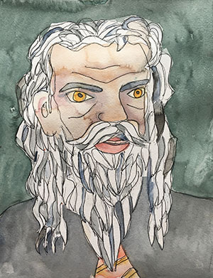 Pictured is an illustration for the United Kingdom edition of “The Ickabog” by Divymaan, 10, of India.