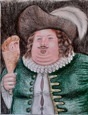 Pictured is an illustration for the United Kingdom edition of “The Ickabog” by Sophie, 11, of New Zealand.