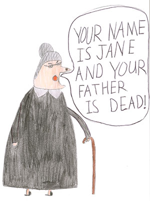 Pictured is an illustration for the United States edition of “The Ickabog” by Kinza, 9, of Oregon.