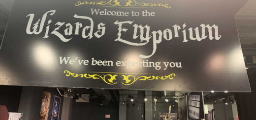 The sign for Wizards Emporium, a new store in Pickering, Ontario, is pictured in a photograph by John Perks.