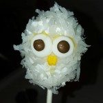 Hedwig cake pop