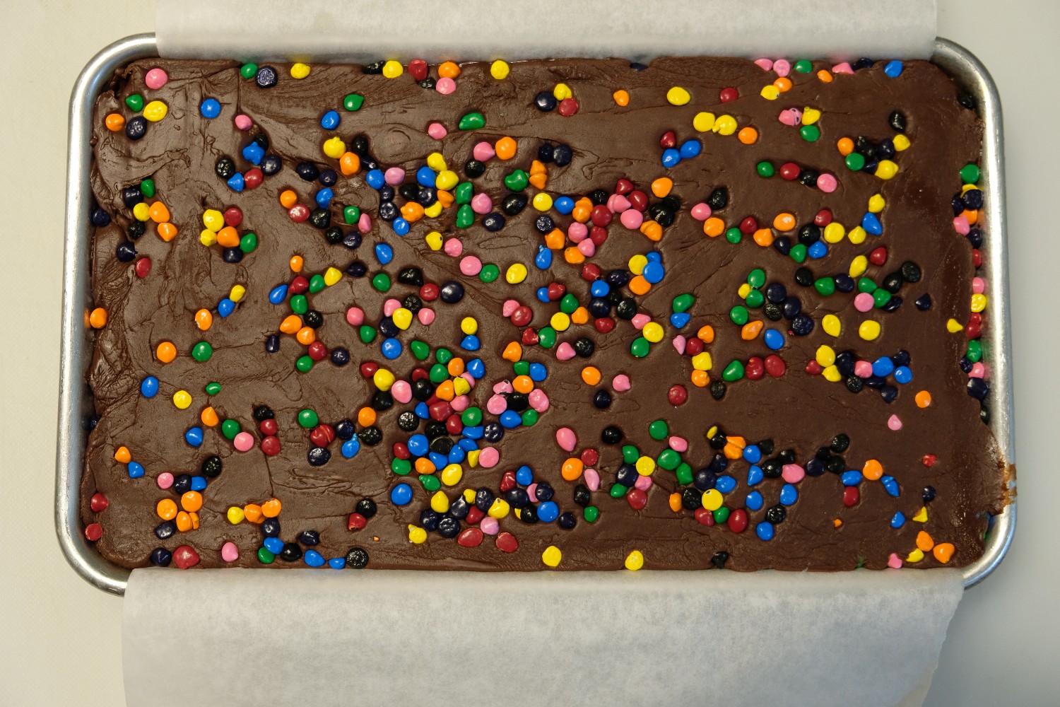 Chocolate Fudge panned