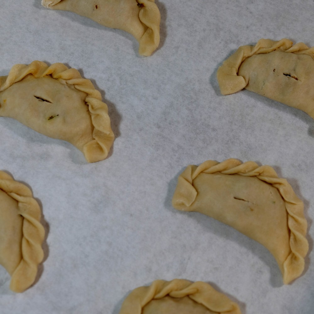 Pumpkin Pasties crimped