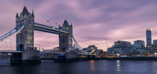 London Bridge at dusk