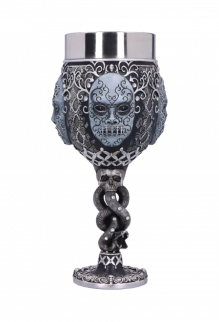 Even supporters of You-Know-Who get their own goblet and tankard design.