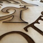 Gringotts Wood Sign Carving Detail