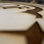 Gringotts Wood Sign Carving Detail